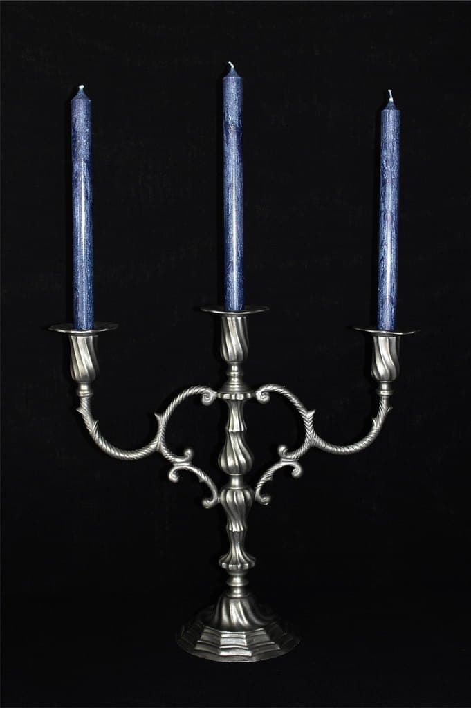 Cast Brass Candle Holder