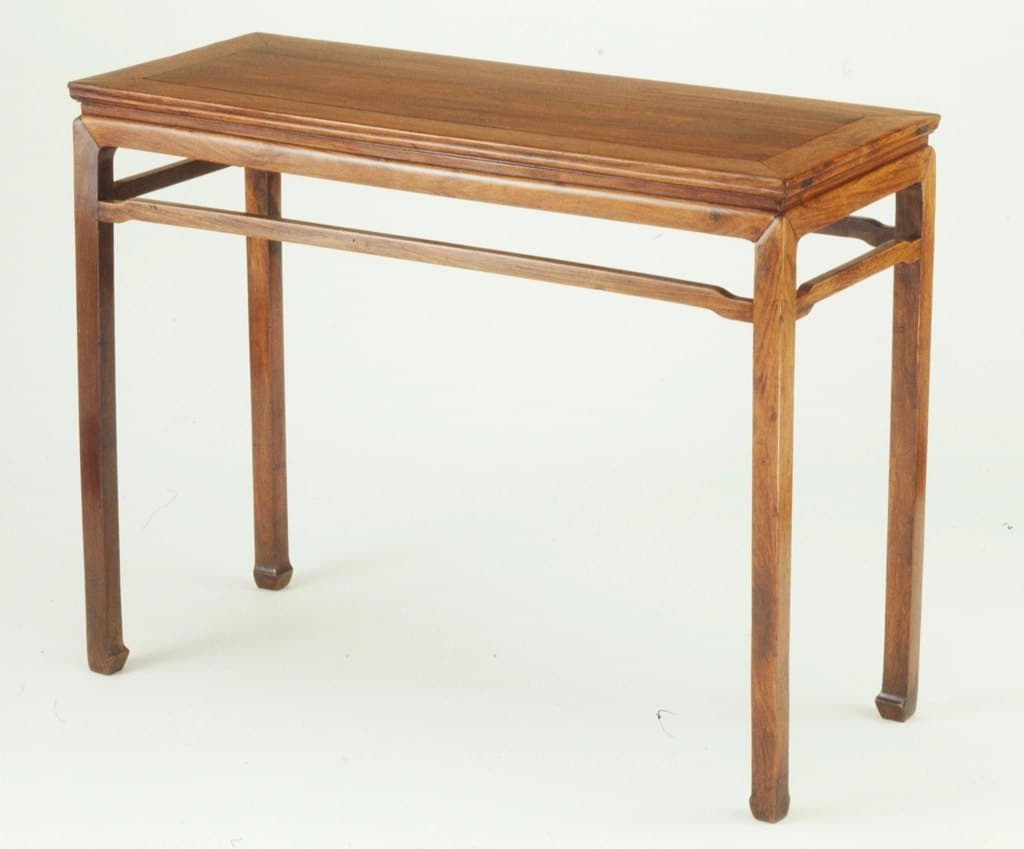 Antique Elm Console Table
