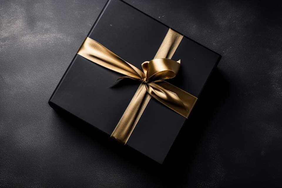 Linen-Wrapped Gift Box